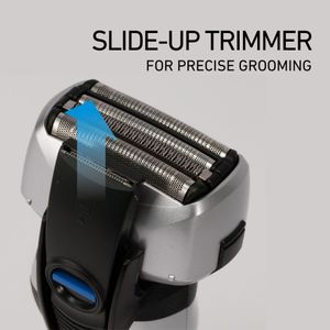 Panasonic Men’s 4-Blade Wet & Dry Electric Shaver – Flexible Head, Silver
