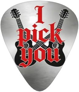 EUPRE Crossed Guitar 12 Pack Guitar Picks Light Pick Triangle Pick