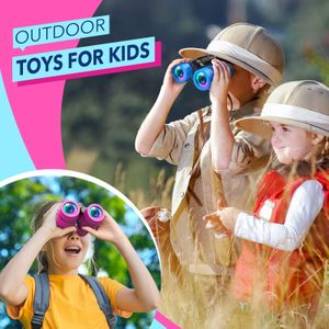 Kids Binoculars for Girls Ages 3-9 – Lightweight Outdoor Toy