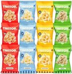 Tantos! Puffed Pasta Chips – Bold Italian Flavors – Snack Alternative to Potato, Corn Chips – 4 oz Variety Pack – Marinara, Pesto, Cacio e Pepe, Classico – 12 Pack (3 of Each Flavor)