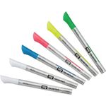 Quartet Glass Board Neon Dry Erase Markers, Fine Point, Assorted Colors, 6-Pack (79558Q)