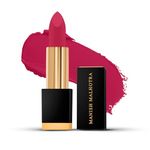 MyGlamm Manish Malhotra Soiree Creamy Matte Lipstick - 06 Vivacious (Pink Shade) | Long Lasting, Pigmented With SPF 30 & Vitamin E (4.2g)