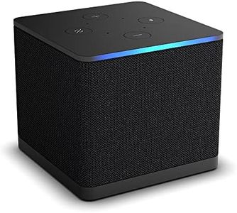 Certified Refurbished Fire TV Cube, Hands-free streaming device with Alexa, Wi-Fi 6E, 4K Ultra HD