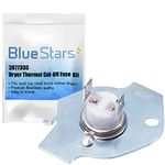 3977393 Thermal Fuse replacement part by Blue Stars - Exact Fit for Whirlpool Kenmore Maytag dryers