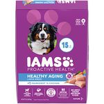 IAMS Proactive Health Mature Adult Large Breed Dry Dog Food for Senior Dogs with Real Chicken, 15 lb. Bag