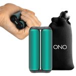 ONO Roller - Handheld Fidget Toy for Adults | Help Relieve Stress, Anxiety, Tension | Promotes Focus, Clarity | Compact, Portable Design (Junior Size/Aluminum, Teal)