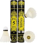 RSL No.5 Tourney Badminton Shuttlecock Birdy 12-Pack (speed-77)