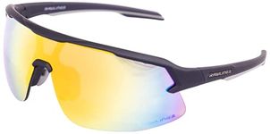 Rawlings RY134 Youth Baseball Shielded Sunglasses Lightweight Sports Youth Sport, Black/Multi, Youth