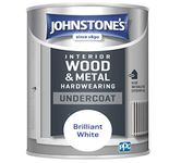 Johnstone's All Purpose Undercoat Paint - Brilliant White 750ml