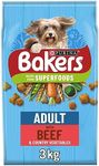 Bakers Adult Dry Dog Food Beef and 