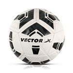 Vector X Synergy Thermofusion Football | Training | Match | Sports | Playing | Practice | Indoor & Outdoor Ball | Durable & Water-Resistant Football for Practice | Multicolor | Size-5|