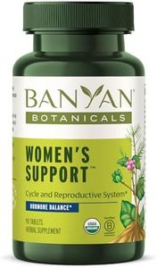 Banyan Botanicals Women's Support - USDA Organic, 90 Tablets - Herbal Support for Hormone Balance, Menstrual Relief*