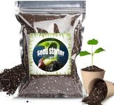 Doter Organic Seed Starter Premium Potting Soil Mix 1qt, All Natural Seed Starter Mix for Fast Germination and Vigorous Seedlings with Strong Root Systems