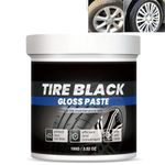 Car Tire Coating Wax,Tire Cleaner Paste,Solid Tire Coating Paste,Coating Paste Tire Wax,Waterproof Car Tire Wax,Tire Rust Cleaning and Brightening Cream,Tire Shine Cream,Car Tire Refurbishment Wax