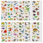 Vicloon 3D Stickers for Kids Toddlers Vivid Puffy Kids Stickers, 12PCS 3D Sticker Dinosaur, 3D Stickers for Kids Puffy Stickers, 3D Stickers for Boys Girls Teachers as Reward