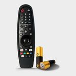 Replacement Universal LG Magic Remote-Pointer Function-Batteries and Case Included-LG TV Magic Remote 2020 - AN-MR20GA -LG Remote Control for Smart TV