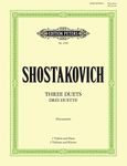 SHOSTAKOVICH 3 DUETS VIOLIN ENSEMBLE (Edition Peters)