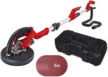 Einhell Drywall Sander And Polisher | TC-DW 225 Rotating Sanders For Walls | 600W, 1500RPM, 225mm Sanding Disc, Telescopic Handle And Integrated Dust Extraction | Includes 6 Sanding Discs