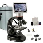 Celestron – PentaView LCD Digital Microscope – 4.3" Screen – 5MP Camera – 40x–2400x Magnification – Rotating Head – SD Card Included – Ideal for Slides, Labs, Classrooms, Biology, Education