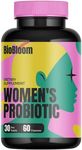 BioBloom Vaginal Probiotics for Women | pH Balance with Prebiotics & Lactobacillus Probiotic Blend Women's Vaginal Health Supplement | Promote Healthy Vaginal Odor & Flora (30 Servings)