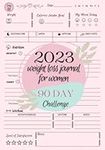 Weight Loss Journal for Women: Daily Food Diary Weight Loss Tracker Journal - Meal Planner & Calorie Counter - Food and Fitness Journal for Women with Motivational Quotes