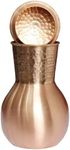 MUKE Pure Copper Hammered Matt Finished Bedroom Copper Pot, Jar, Bottle, Carafe 1100 ml