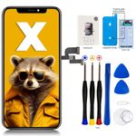 EFAITHLIFE for iPhone X Screen Replacement ​5.8" Kit,3D Touch & LCD Display digitizer Assembly Screen,Compatible with A1865、A1901、A1902，with Complete Repair Tools and Screen Protector.(5.8 Inch)