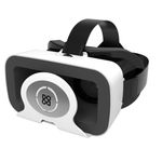 Dood (15 Years Warranty) Virtual Reality VR Headset with Touch Button for Watching Movies,Playing Games Compatible with All Smartphones Upto 7 inches (White)(Make in India)