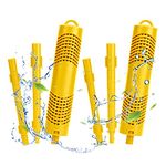 ACETOP Spa Mineral Stick 2 Pack Hot Tub Filter with 4 Months Lifetime Cartridge Universal for Spas Filters Swimming Pool Fish Pond (Yellow)