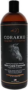 Corakko - Horse Shampoo - Premium Therapeutic Skin Care Formula - Nano-Copper Technology - Leaving Coat Conditioned & Protected against Itching, Bites, & Preventing Skin Ailments - 32oz