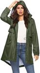 Wind Resistant Jacket Women Windbreaker Jacket Big And Tall Army Green Xl