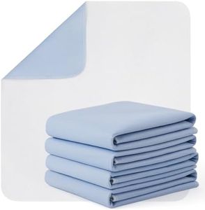 Incontinence Bed Pads Washable Waterproof 36"x38" 4 Packs, Heavy Absorbency Bed Wetting Underpads Bed Pee Pads for Adults, Kids, Elderly, Pets, Waterproof Protective Pad for Bed, Couch, Sofa