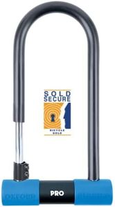 Oxford LK348 Alarm-D PRO Bike Sold Gold Award High-Security Cycling U Lock (320 Length 320mm x Width 173mm), Black, One Size