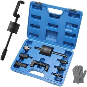 ReluxGo Engine Tools Diesel Injector Extractor Puller Kit Common Rail Tool Slide Hammer Puller Adaptors Fit for Mercedes Benz