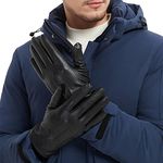 Leather Gloves For Men Full-hand Touchscreen