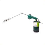 ROCKETFIRE Fire Starter Torch | Perfect Propane Torch Head, Grill Gun, Charcoal Torch | Compatible with Bernzomatic Propane & MAP/PRO Fuels | Stainless Steel Tri-Flame Tip | Fuel NOT Included | Green