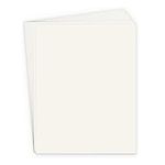 Cream Colored Cardstock 8.5x11" 80 lb cover 50 Sheets Heavyweight Card Stock - Ideal Traditions