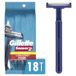 Gillette Sensor2 Men's Disposable Razors, 18 count