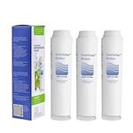 3 Pack MSWF Refrigerator Water Filter Replacement ，Compatible for 101820A、101821B、 AP3997949、MSWF3PK、MSWFDS、PS1559689、 CF12