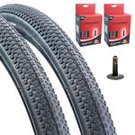 Vandorm Set of Bicycle Tyres 29 x 2.10 (52-622) Descent 29er Inch MTB Trail Mountain Bike Tires with Schrader Valve Inner Tubes (Pack of 2)