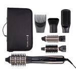 Remington Blow Dry & Style Air Styler - For All Hair Lengths (6 Attachments, 25mm, 38mm, 50mm Brush, Firm Paddle Brush, Concentrator, Root Boost, 2 Heat & 2 Speed Settings, Swivel Cord, 1200W) AS7700