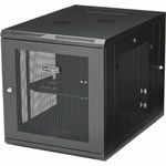 StarTech.com 4-Post 12U Wall Mount Network Cabinet w/ 1U Shelf, 19" Wall-Mounted Server Rack for IT / Data Computer Equipment