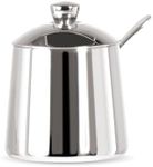 Frieling Elegant Sugar Bowl with Spoon, 10 fl. oz., Mirror Finish