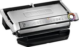 Tefal GC722D16 Optigrill+ XL Grill (8 Portions), 9 Automatic Settings and Cooking Sensor, Stainless Steel