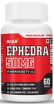 NutriJa Ephedra Extract 50mg (Standardized to 10:1) (60 Capsules)