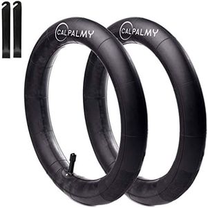 CALPALMY (2 Pack) 16" x 1.75/1.95/2.125" Kids Bike Replacement Inner Tubes - Inner Tube Replacement with 32mm Schrader Valve Compatible with EZ Build Bikes and Titan Racing Junior Range Bikes