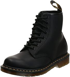 Dr. Martens Unisex 1460 8-Eye Lace-Up Smooth Leather Boot, Black, UK 5/US M6W7