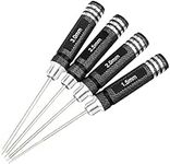 4pcs Hex Screw Driver, RC Tools Kit Hexagon Screwdriver Set for RC Car Boat Quadcopter Helicopter Multirotors Models (1.5mm 2mm 2.5mm 3.0mm)