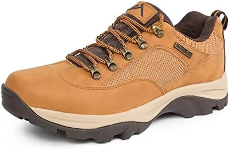 CC-Los Men's Hiking Shoes | Waterproof Work Shoes | Non-Slip & Comfortable Walking Size 7.5
