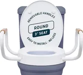 Lunderg Raised Toilet Seat with Han